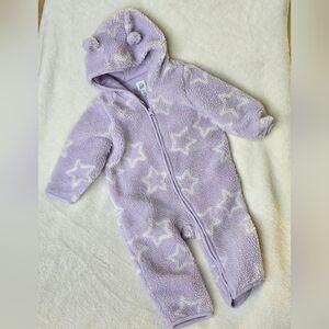Gap Baby Sherpa Star One-Piece Jumpsuit Bunting